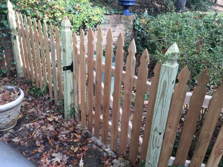 Wood picket fence cost